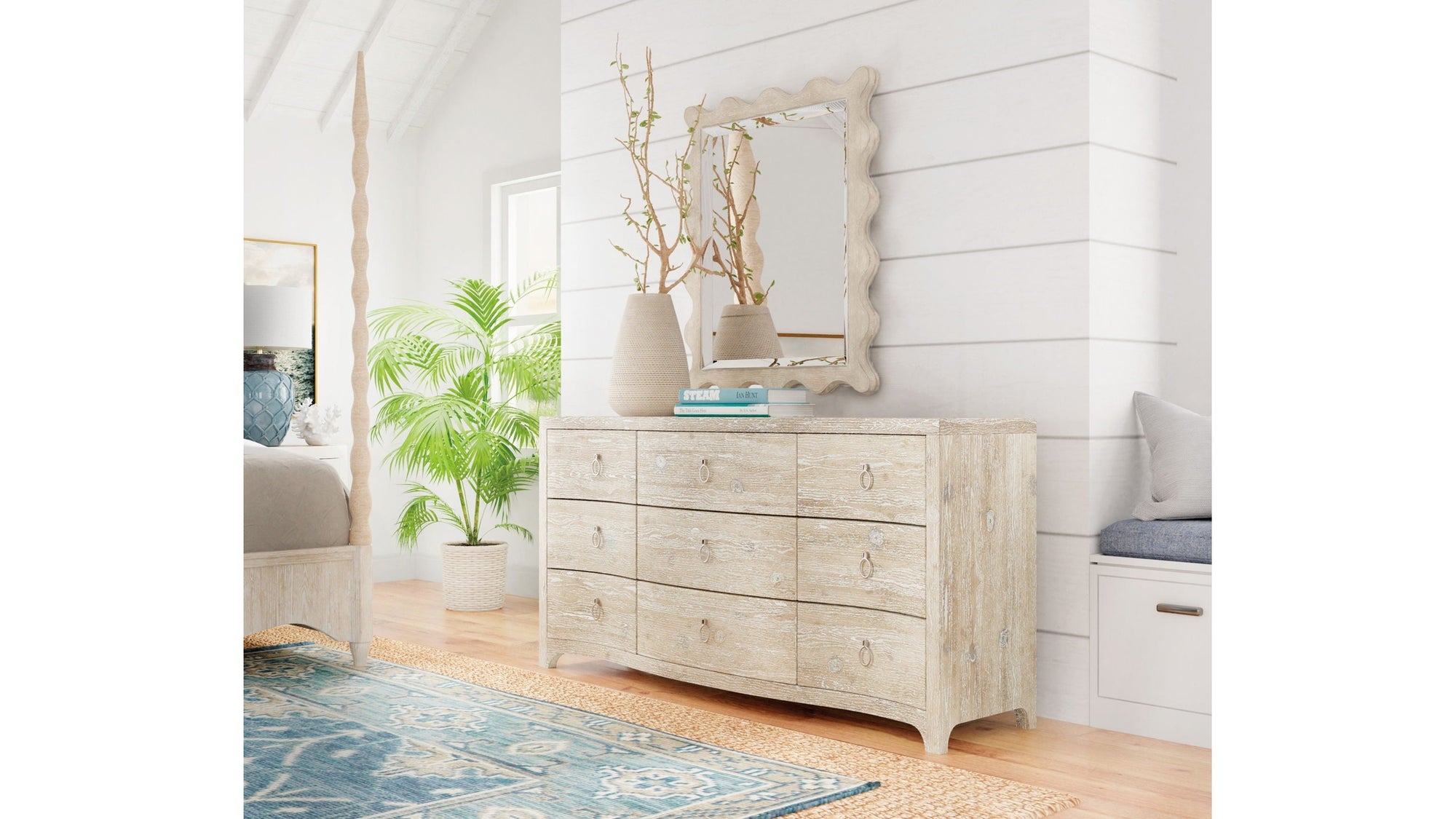 Serenity - Harbour 9-Drawer Dresser - Beige