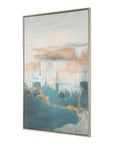 Eastside - Abstract Coastal Art - Black / Blue / Brown / Gray / Orange / Pink