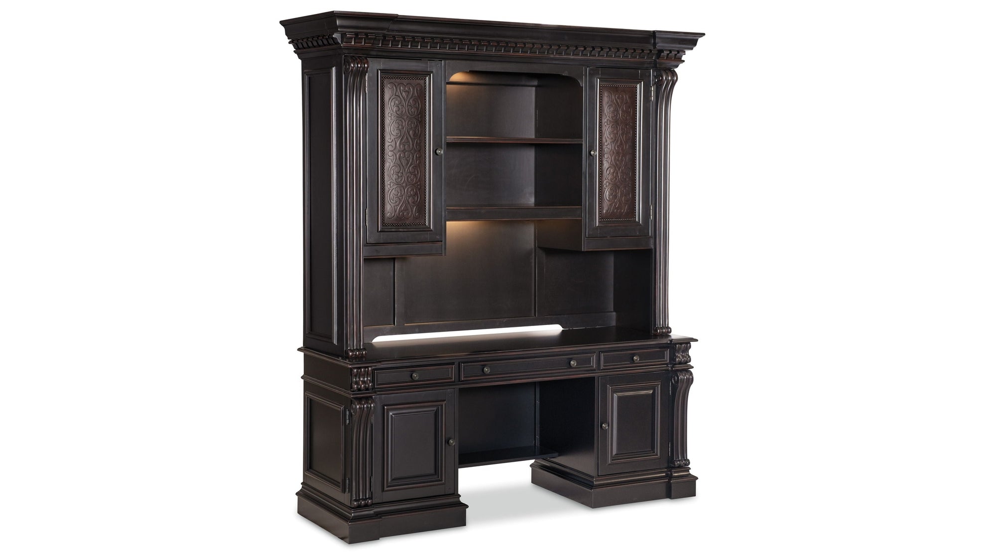 Telluride - Computer Credenza - Black