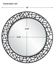 Mosaic - Metal Round Mirror
