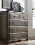 Heritage 5 Drawer Bureau