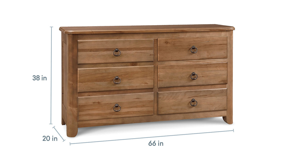 Heritage 6 Drawer Dresser
