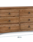 Heritage 6 Drawer Dresser