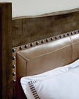 Heritage Live Edge Upholstered Bed
