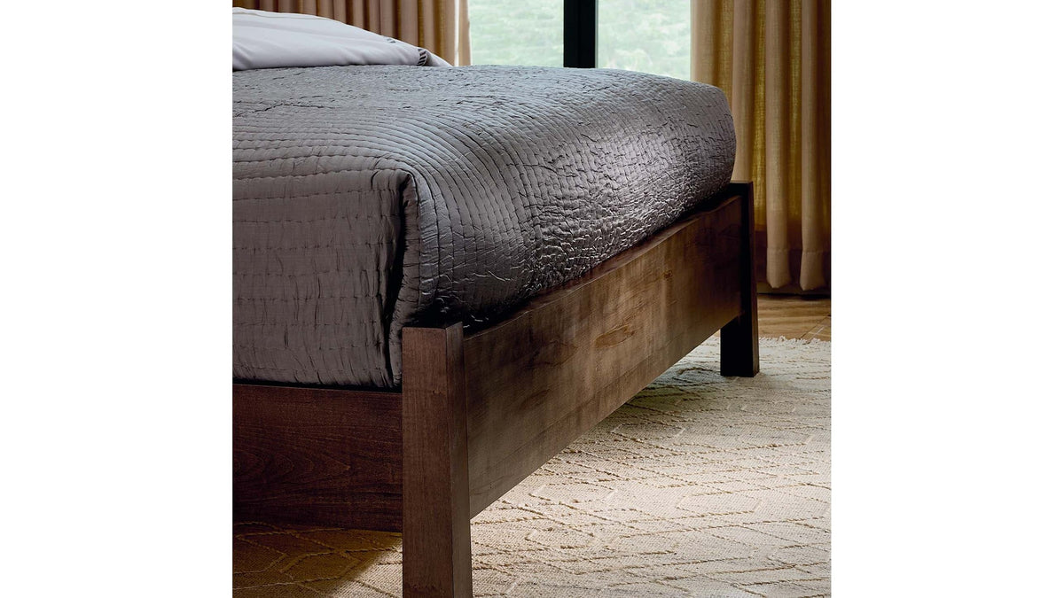 Heritage Live Edge Upholstered Bed