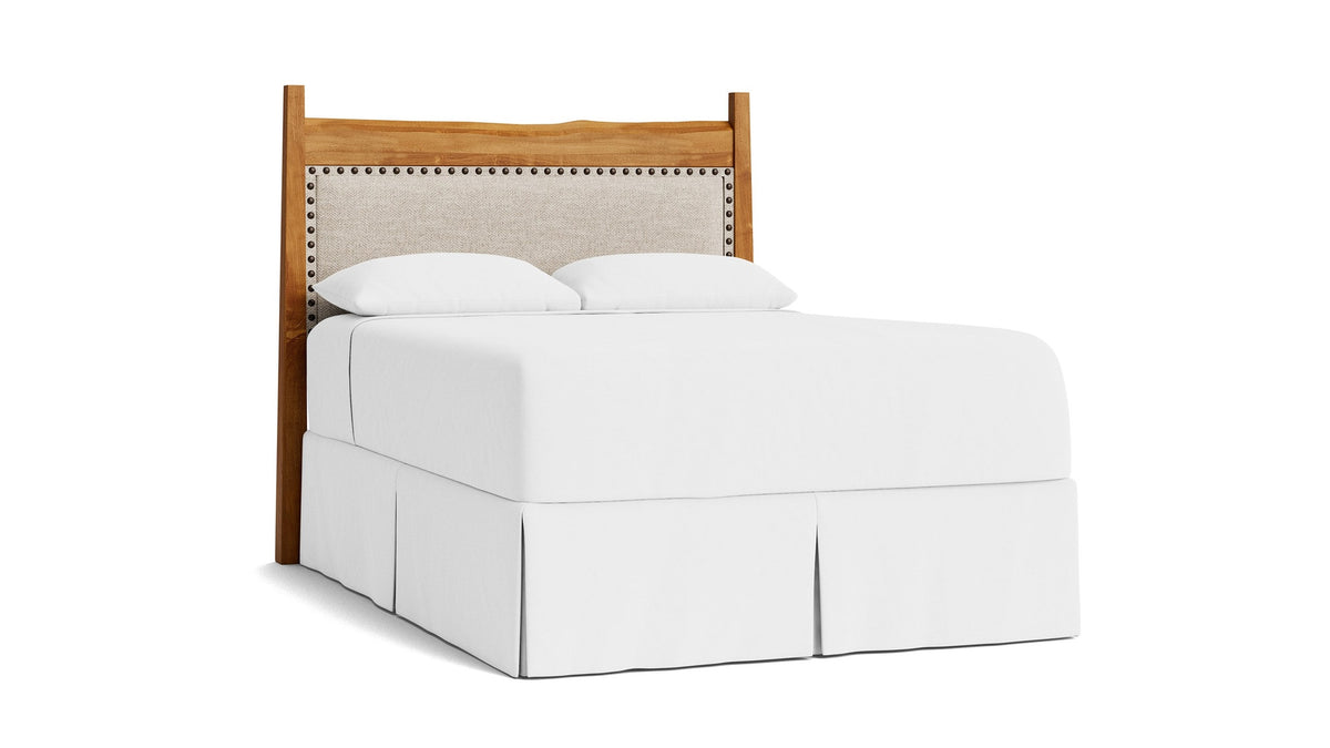 Heritage Live Edge Upholstered Headboard