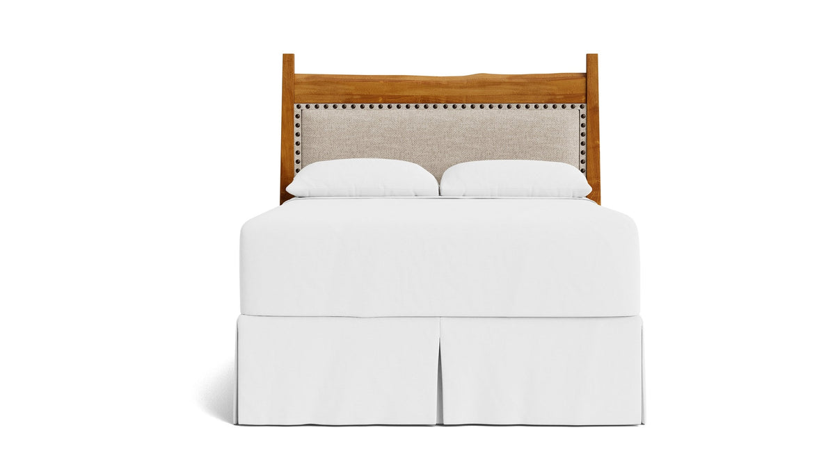 Heritage Live Edge Upholstered Headboard