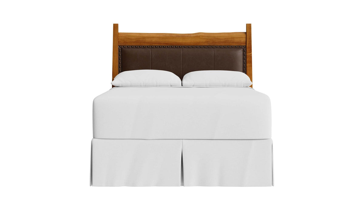 Heritage Live Edge Upholstered Headboard