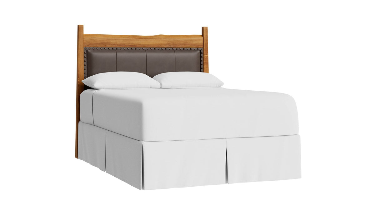 Heritage Live Edge Upholstered Headboard