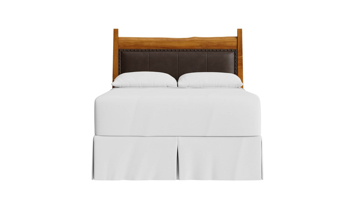 Heritage Live Edge Upholstered Headboard