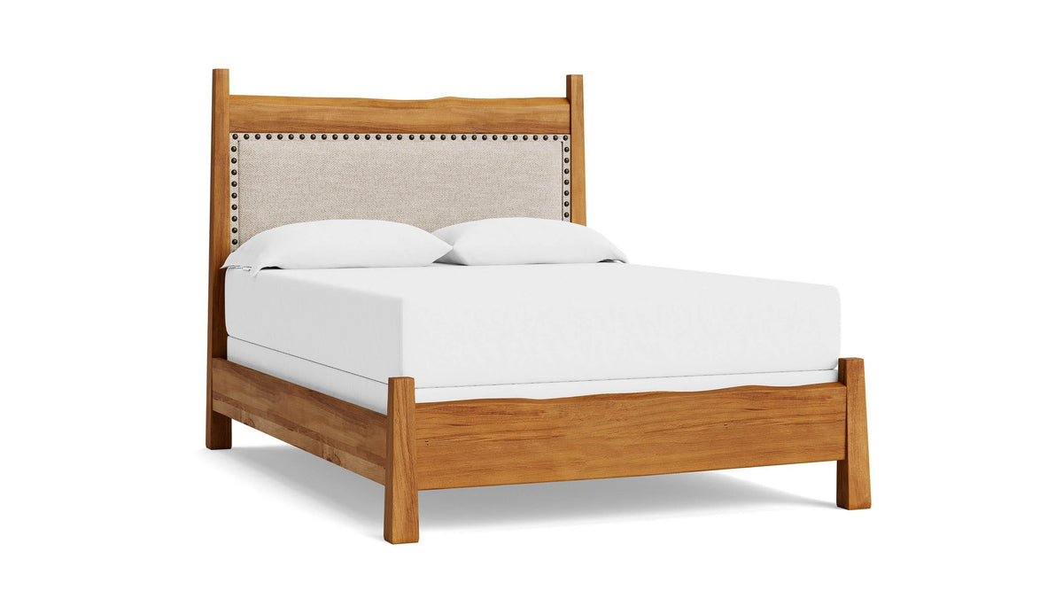 Heritage Live Edge Upholstered Bed