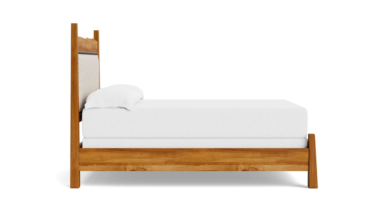 Heritage Live Edge Upholstered Bed