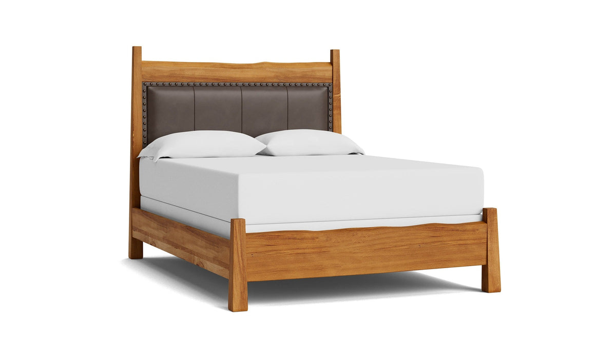 Heritage Live Edge Upholstered Bed