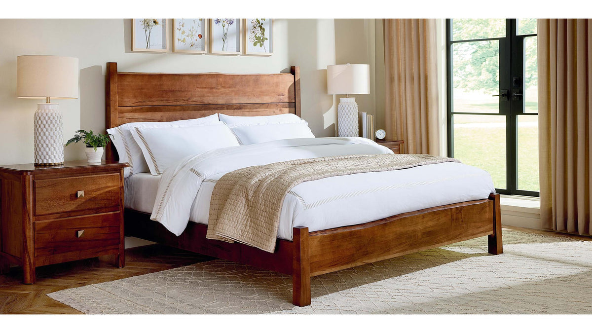 Heritage Live Edge Panel Bed