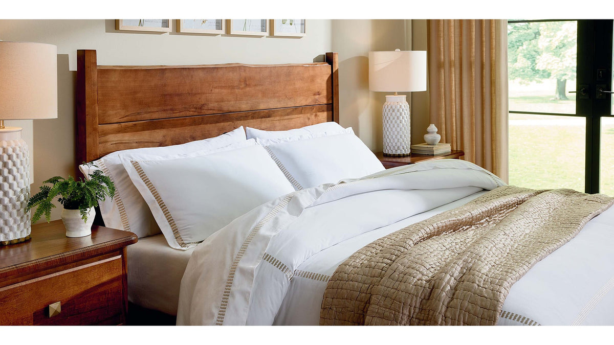 Heritage Live Edge Panel Headboard