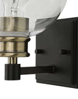 Kent - Edison 1 Light Sconce - Black