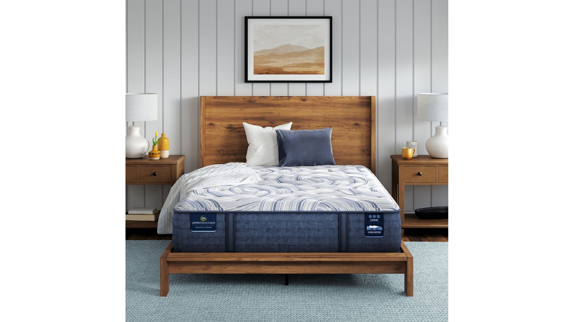 Perfect Sleeper Pro Hybrid - 13" Kensington Latex Medium Mattress
