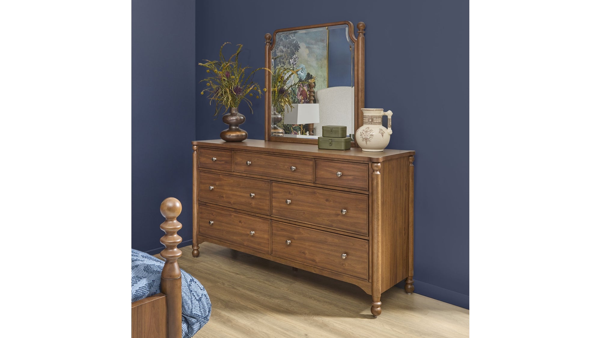 Azalea - Mirror - Walnut