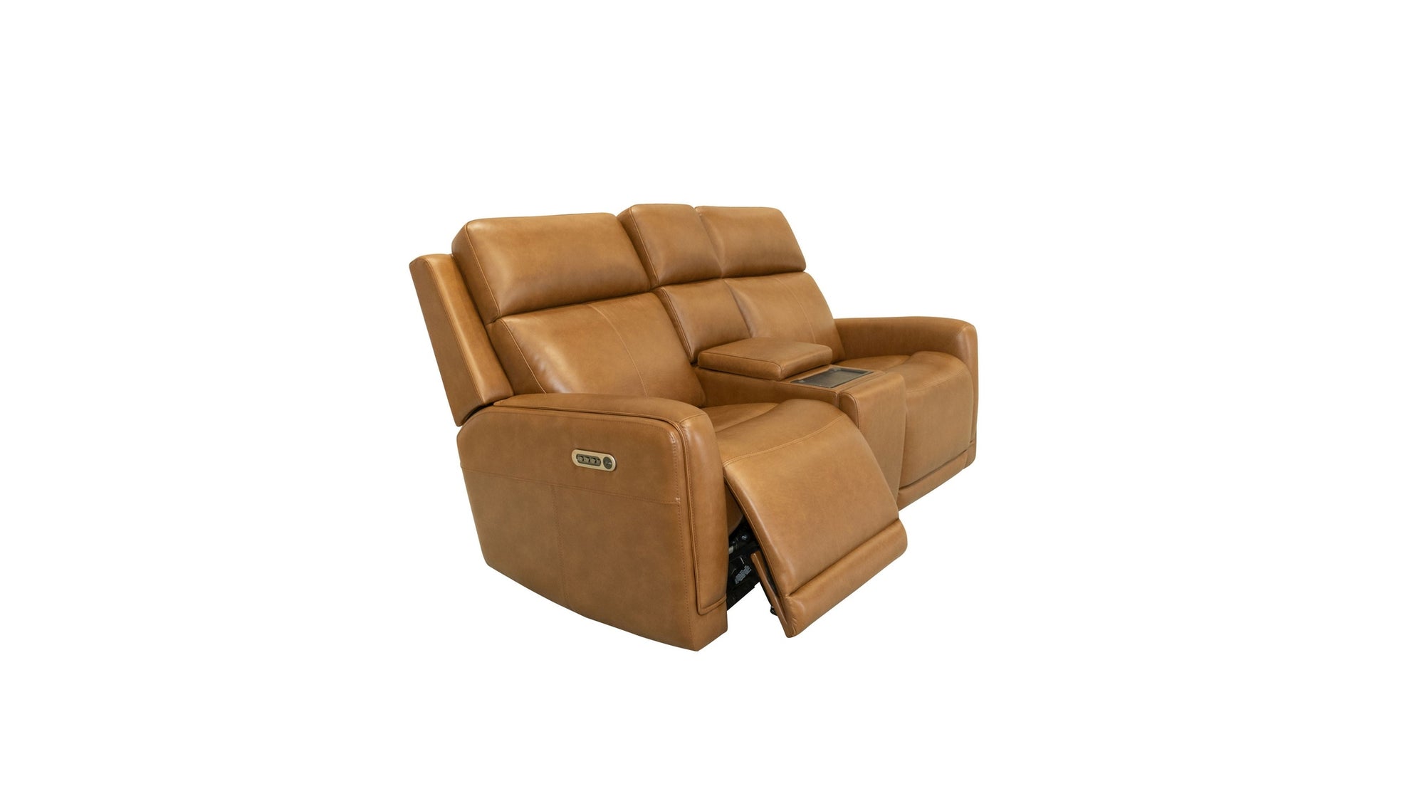 Alister - Power Gliding Loveseat With Console, Power Headrests &amp; Lumbar