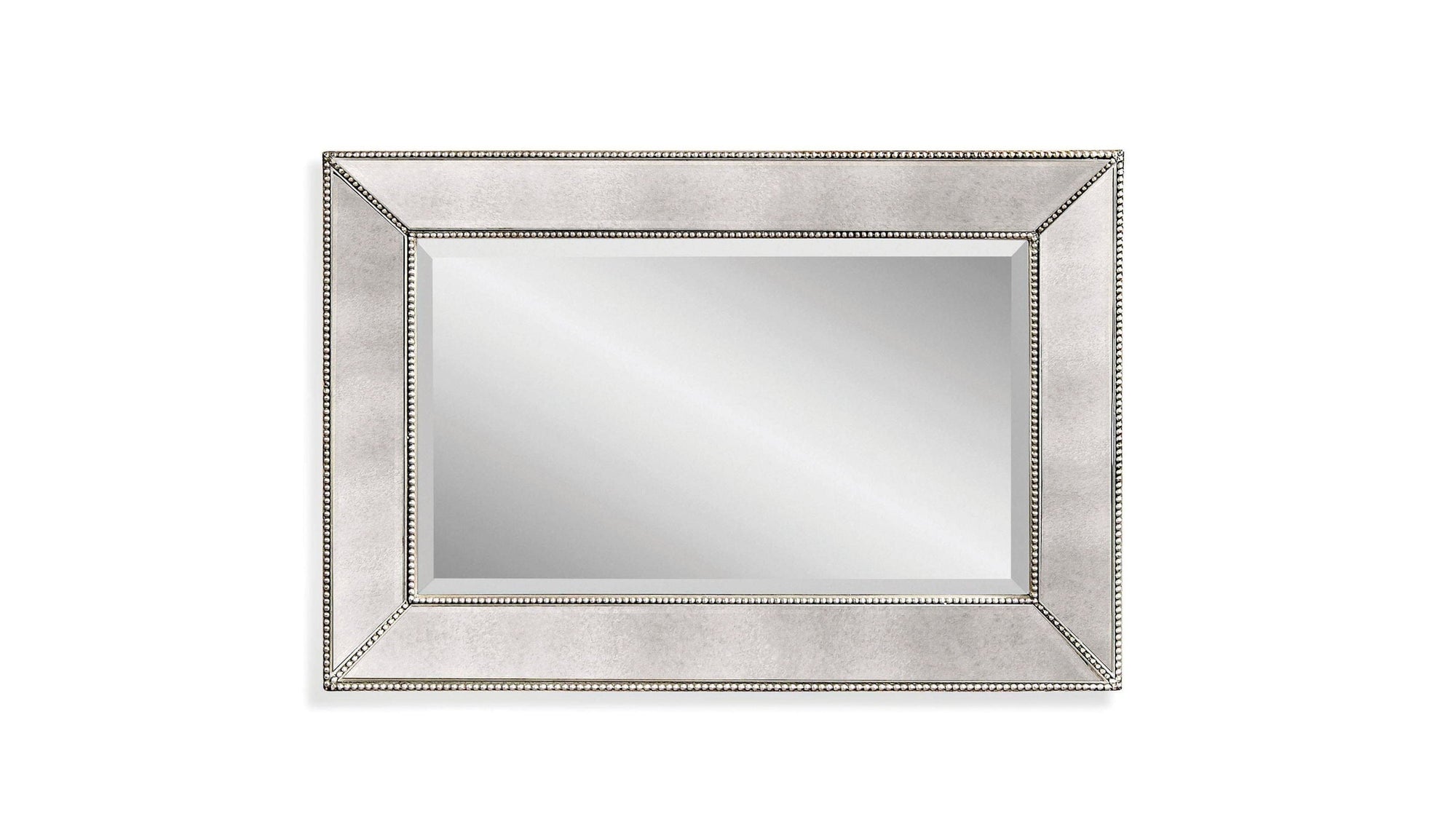 Beaded - Wall Mirror 36" - Silver