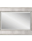 Beaded - Wall Mirror 36" - Silver