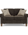 Moxy - Fabric Loveseat, Curved Sock Arms