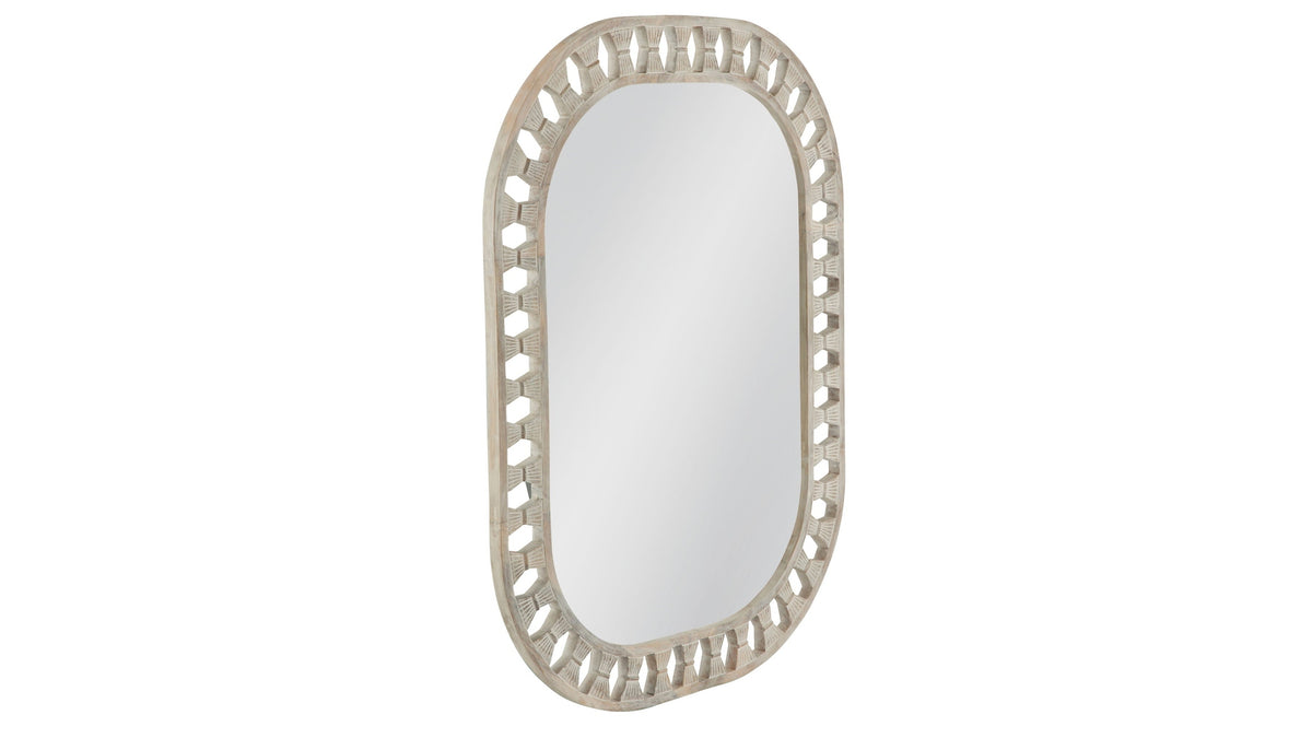 Enya - Wall Mirror - Beige