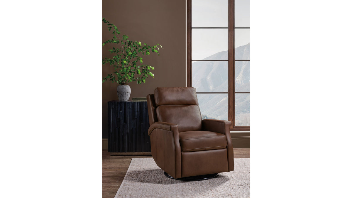RC - Kaufman ZG Swivel Power Recliner With Pop-Up Headrest