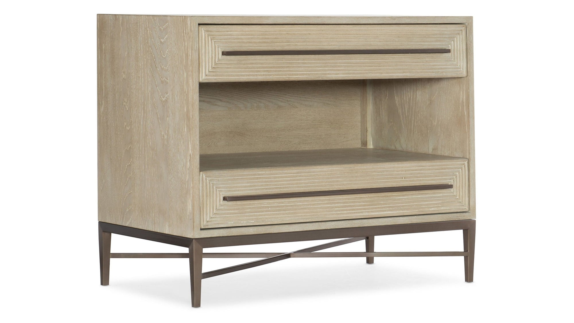 Cascade - 2-Drawer Nightstand - Light Brown