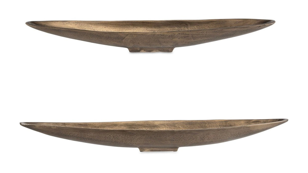 River - Run Bowls Set of 2 - Antique Brass