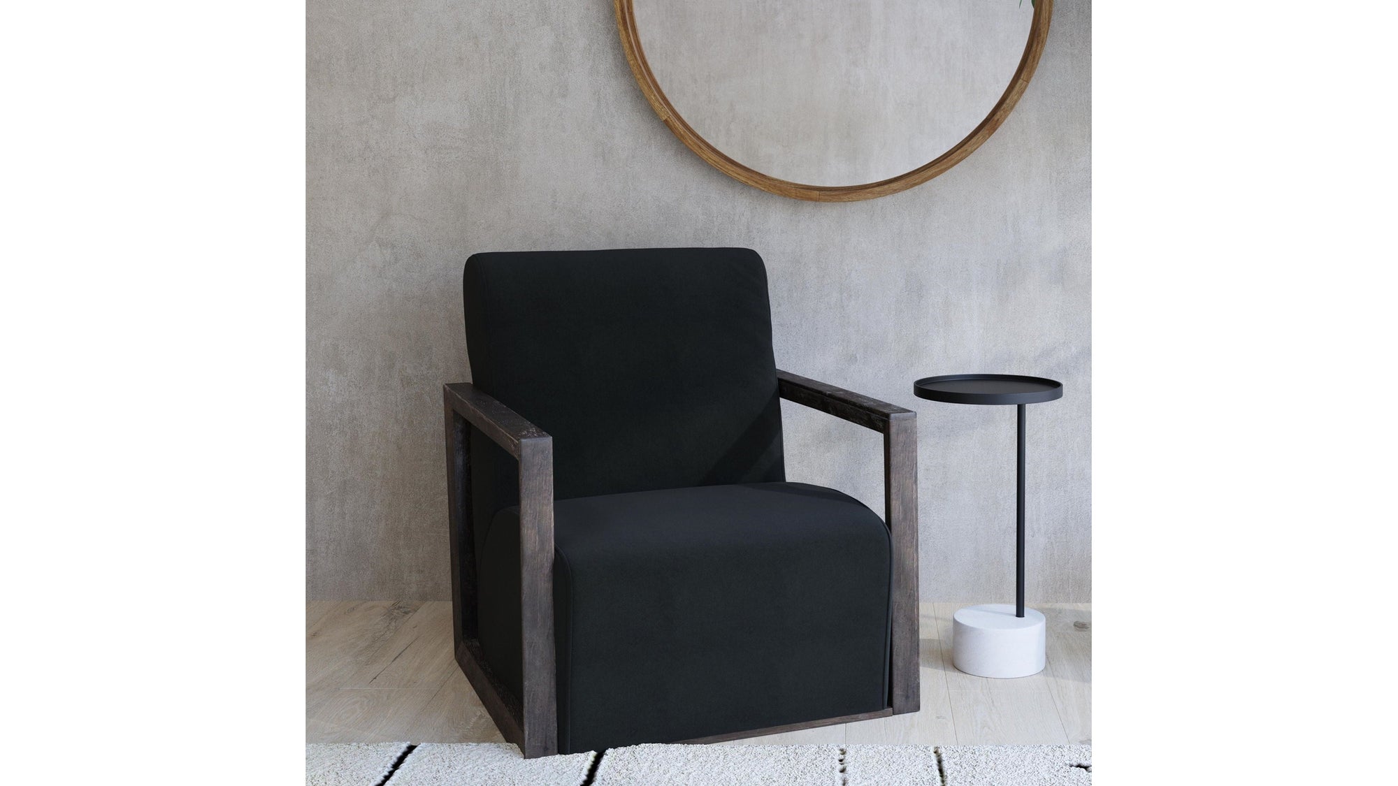 Asher - Accent Chair - Black