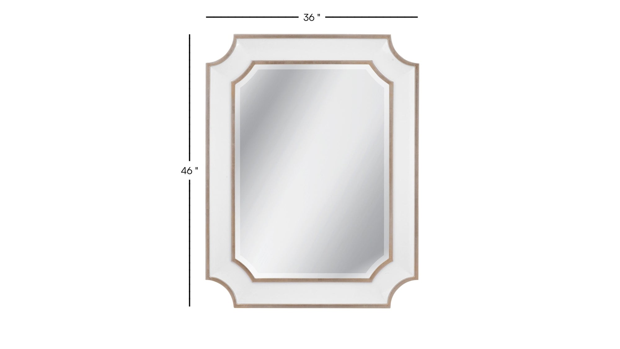 Preston - Wall Mirror - Ant Silver