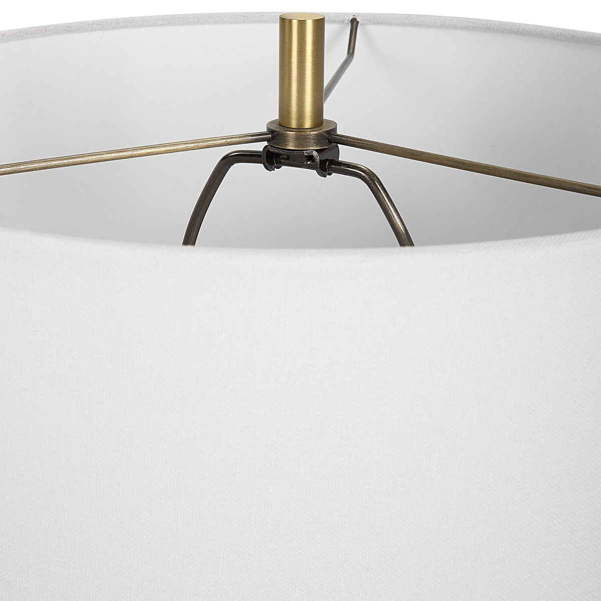 Coil - Sculpted Blue Table Lamp