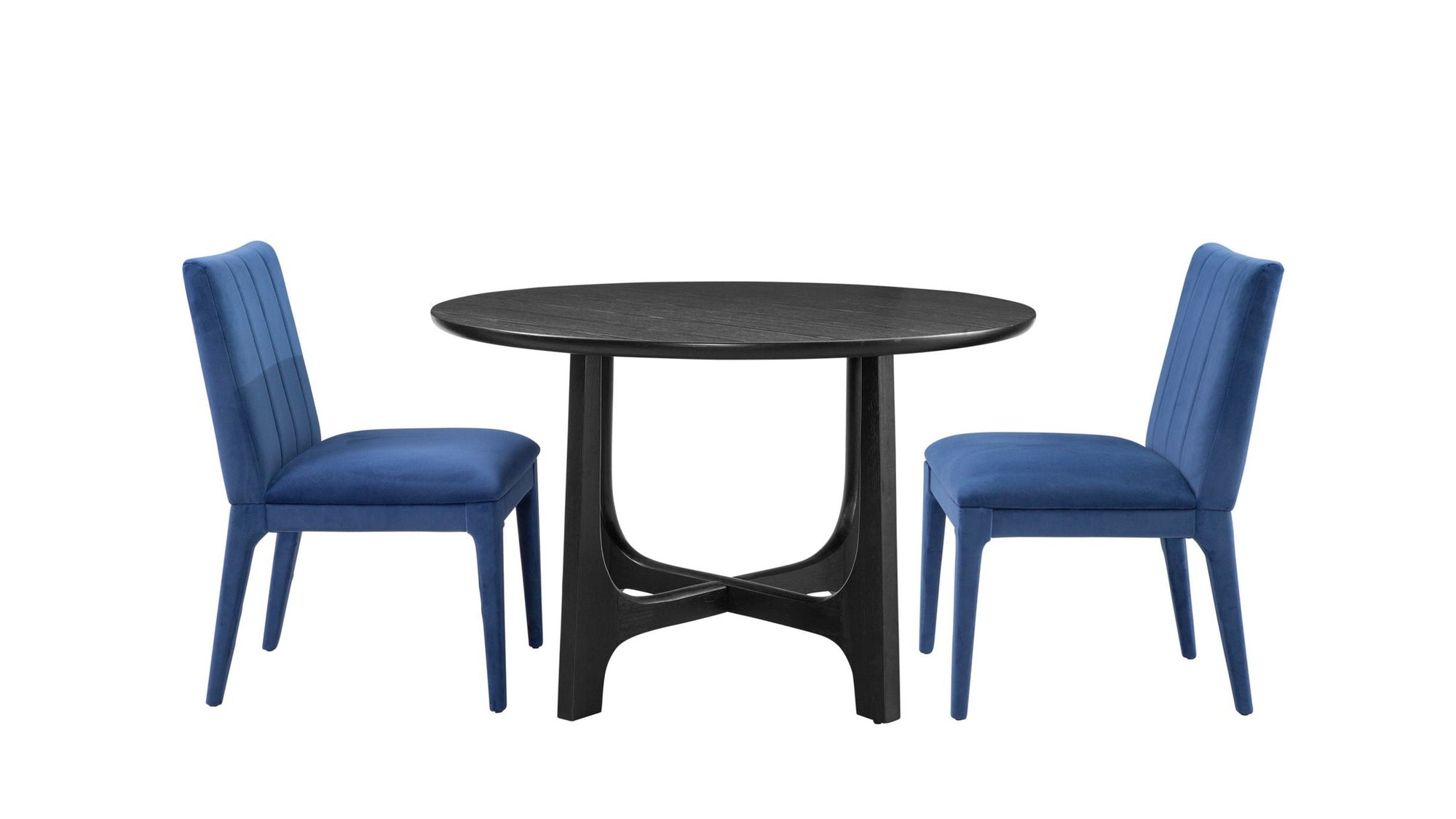 Dunnigan - Round Dining Table - Black