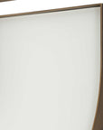 Encase - Modern Oval Mirror - White