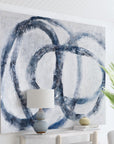 Altarium Canvas Art - White / Blue