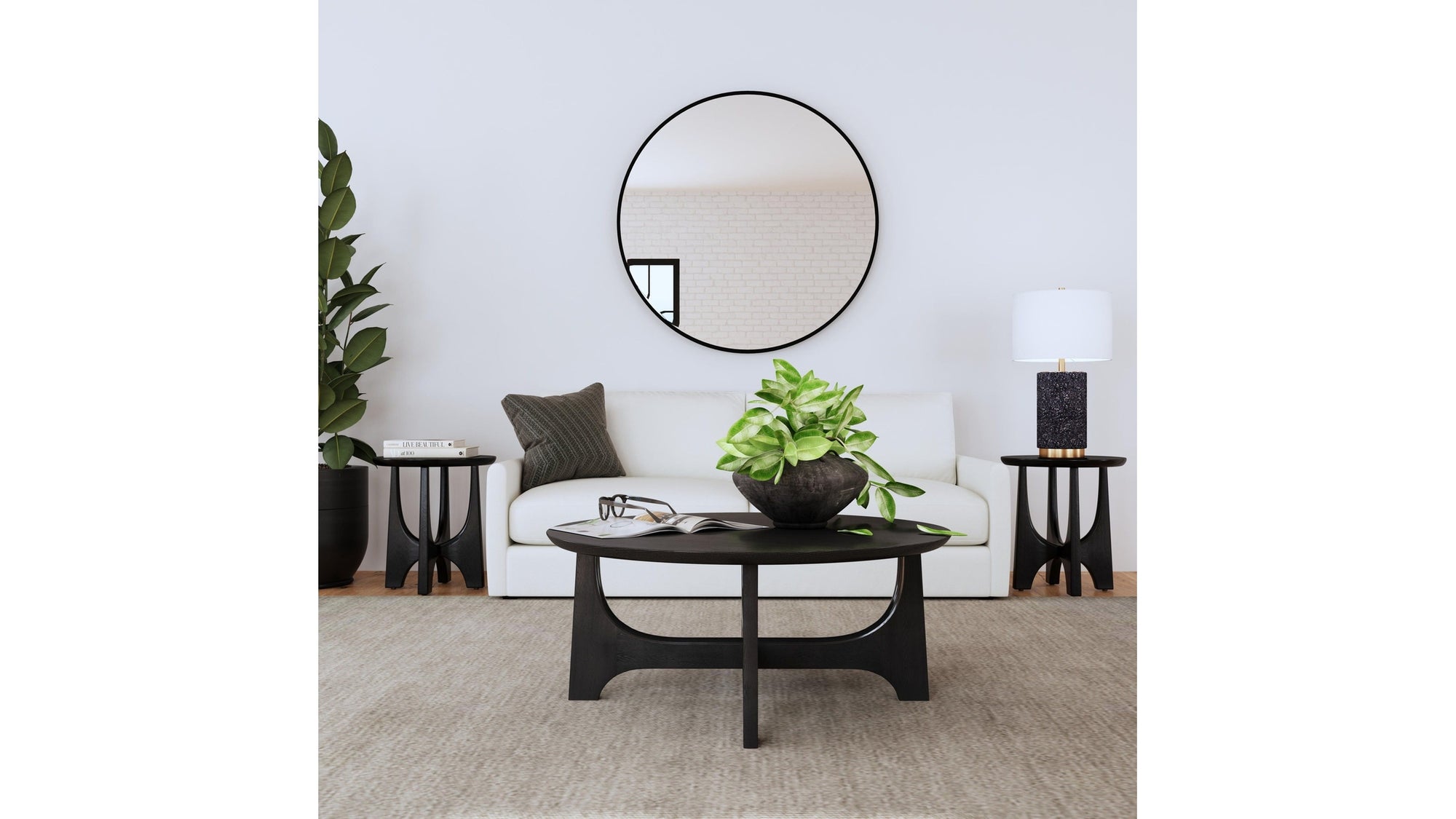 Levigne - Wall Mirror - Black
