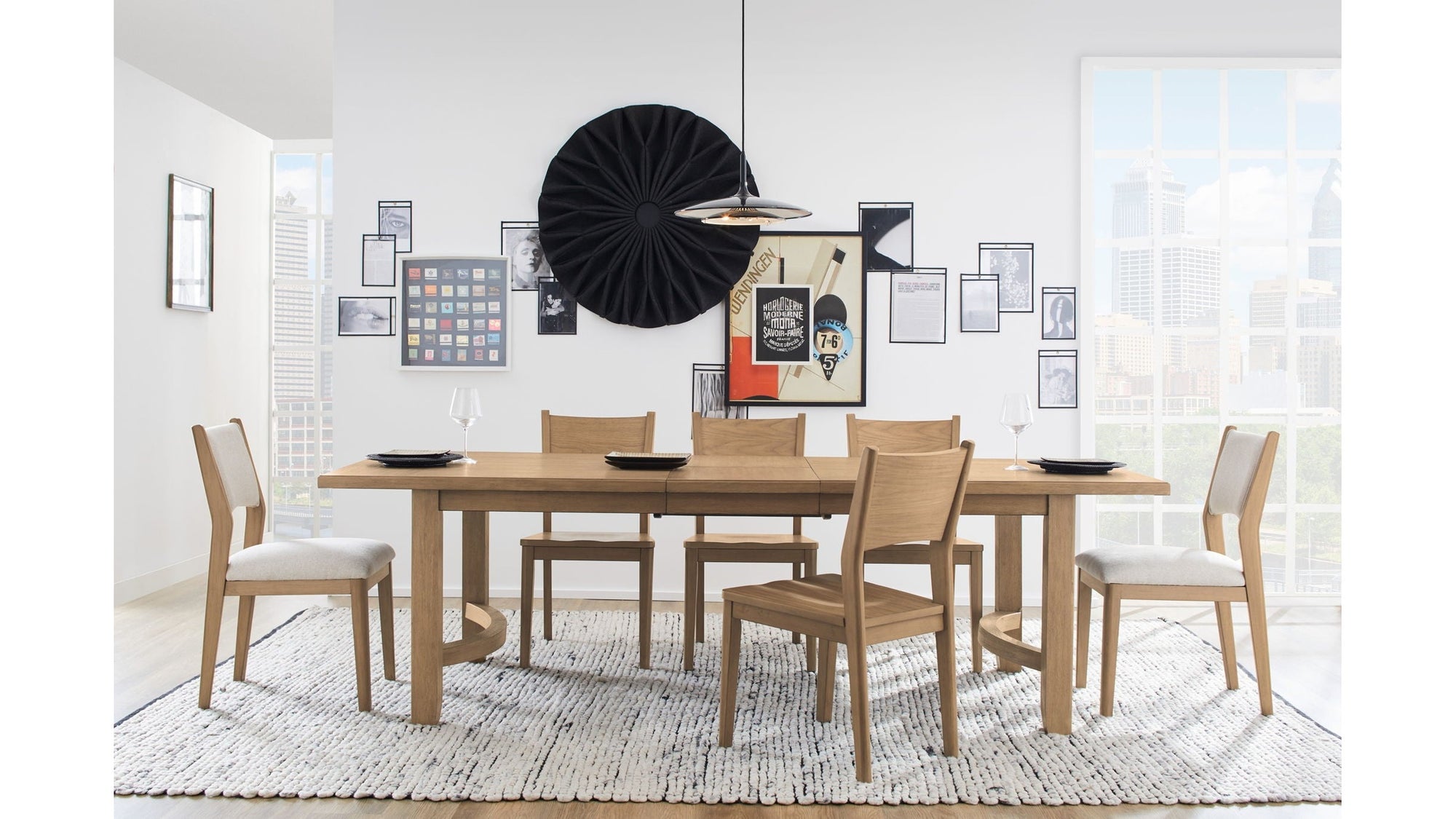 Normandy - Rectangular Dining Table - Light Brown