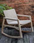 Sumba - Outdoor Wicker Rocking Chair - Gray