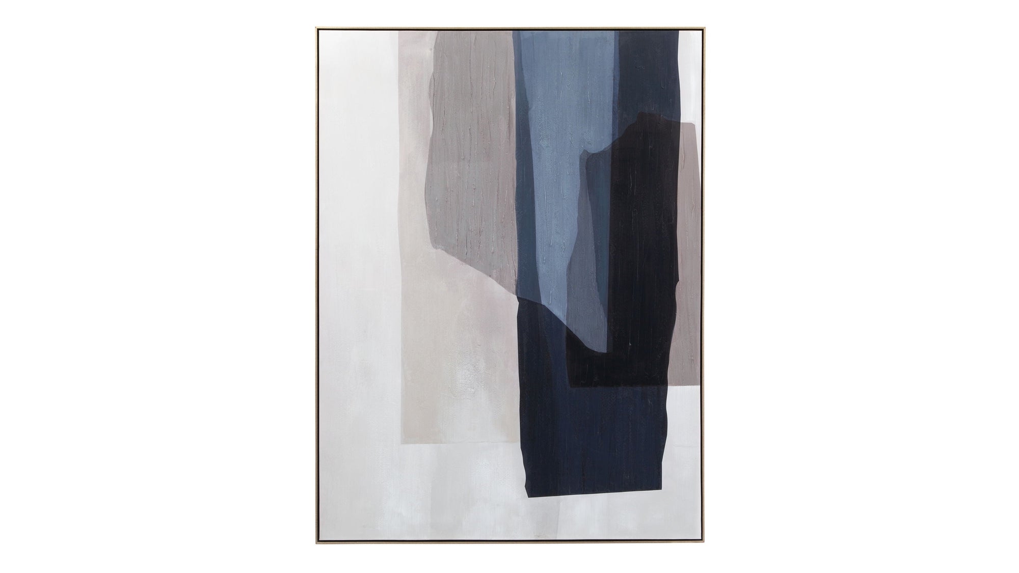 Salone Canvas Art - Beige / Blue