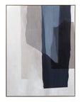 Salone Canvas Art - Beige / Blue