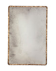 Hammered Edge Mirror - Gold