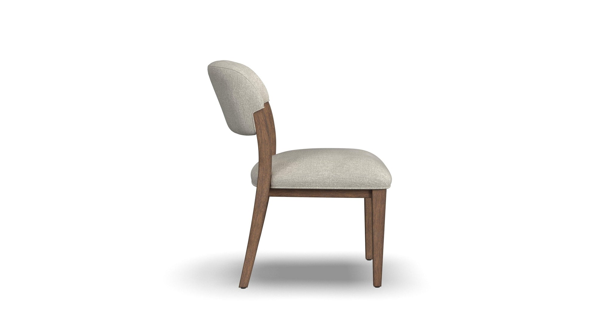 Lyra - Upholstered Barrel Chairs Set of 2 - Pearl Silver
