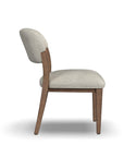 Lyra - Upholstered Barrel Chairs Set of 2 - Pearl Silver