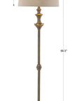 Vetralla - Floor Lamp - Silver Bronze