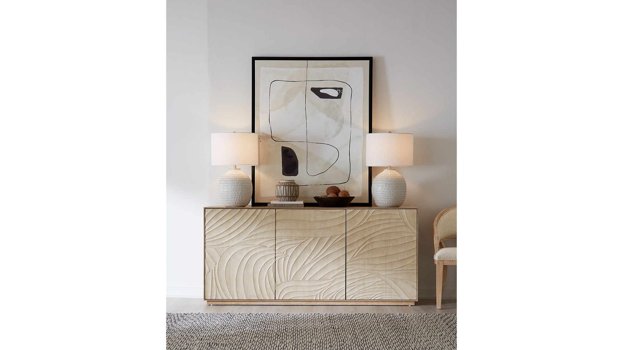 Retreat - Dune Entertainment Credenza - Beige