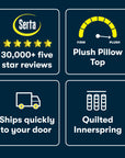 Five Star Mattress - Sleep to Go 16" Plush Pillow Top Mattress in a Box