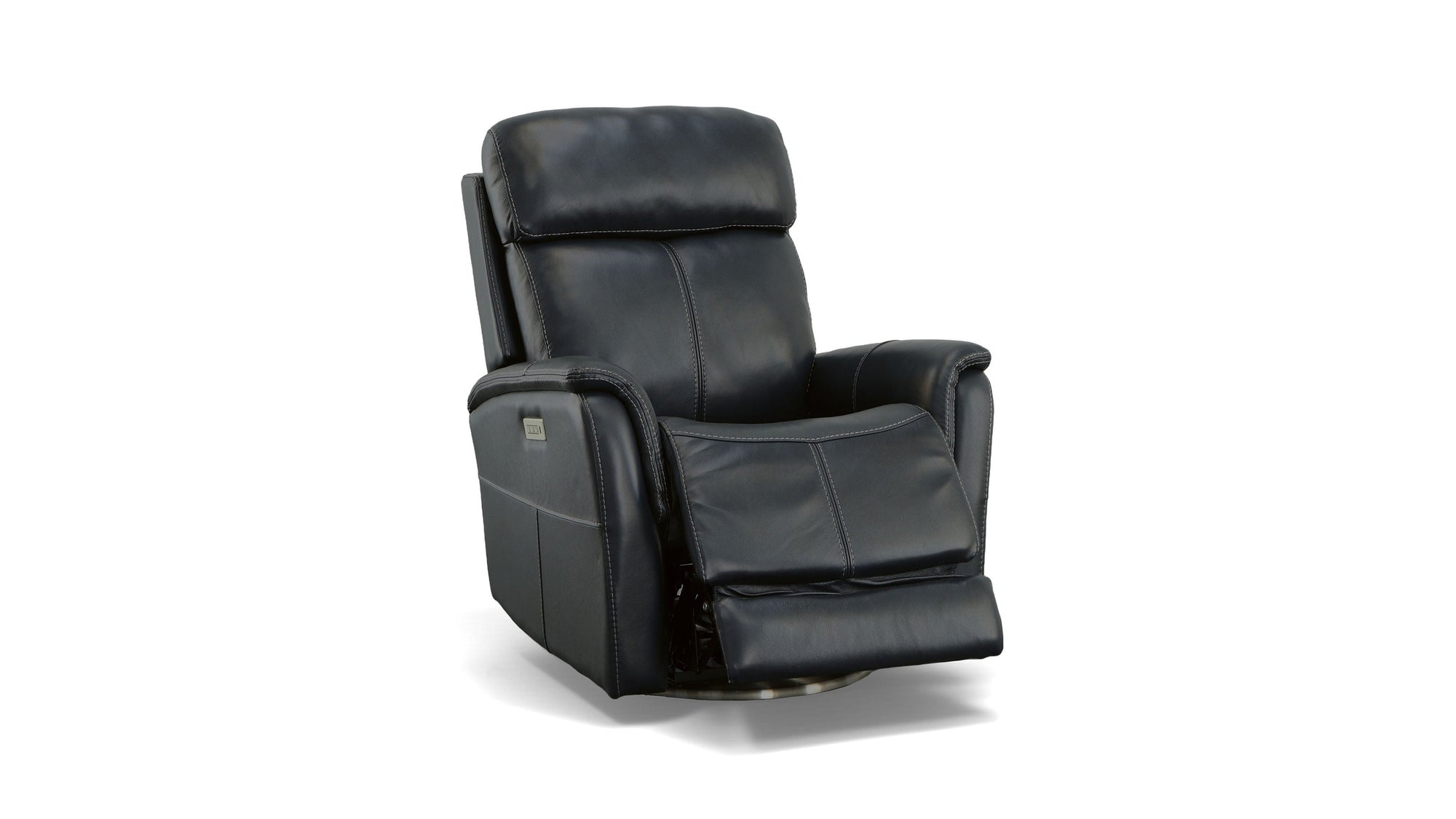 View - Power Swivel Recliner With Power Headrest