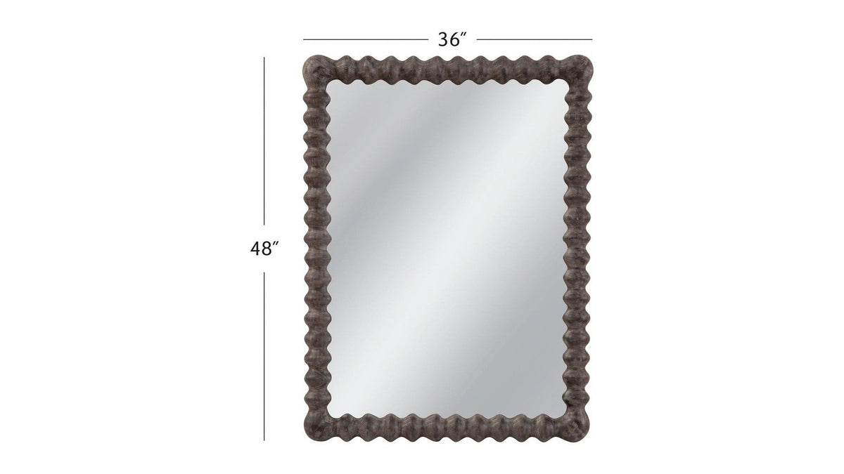 Vallente - Wall Mirror - Brown