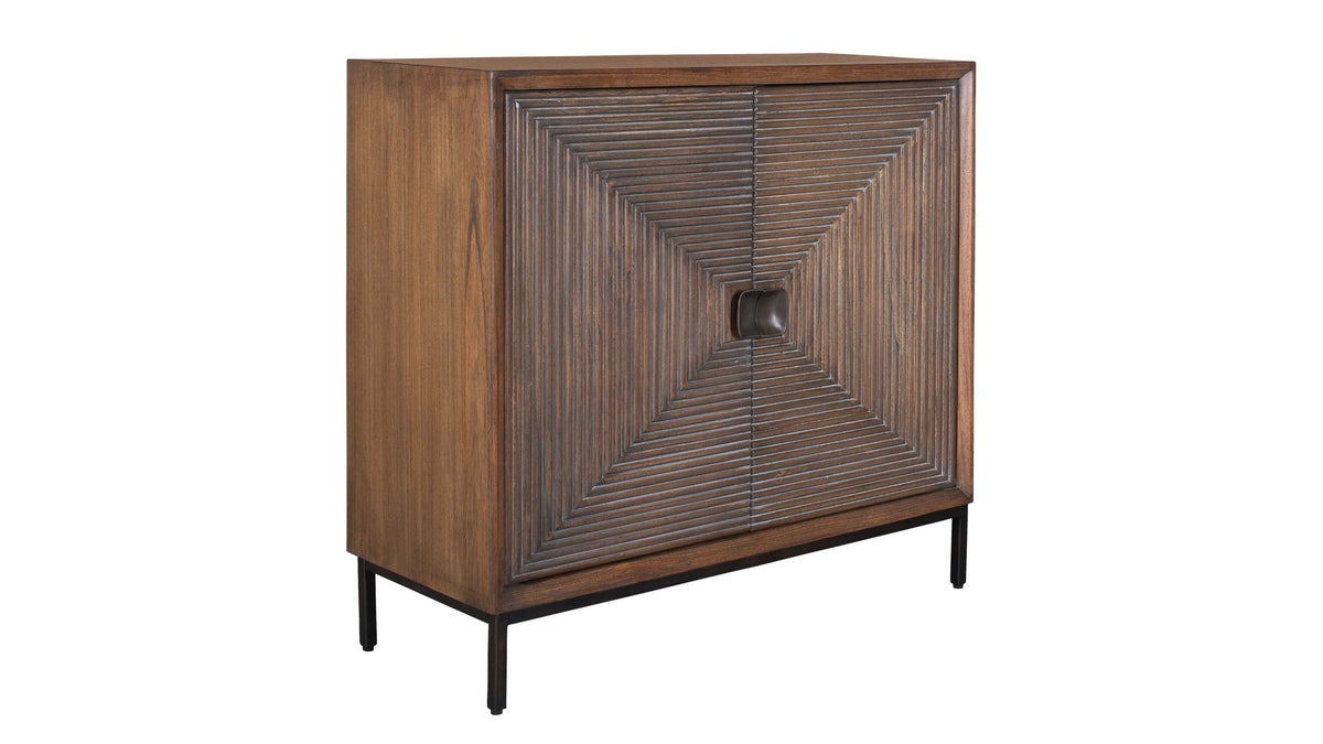 Bottom Line - 2 Door Wood Cabinet - Woodtone